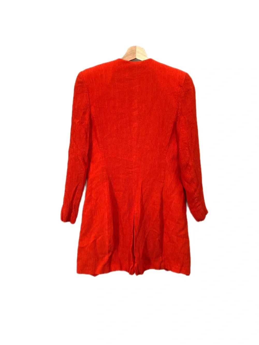 Vintage Christian Dior orange/red blazer, size 12 made in the USA.